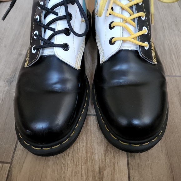 Rare Dr. Martens Beavis and Butthead Boots Pascal Black White 11 12 - Picture 3 of 12